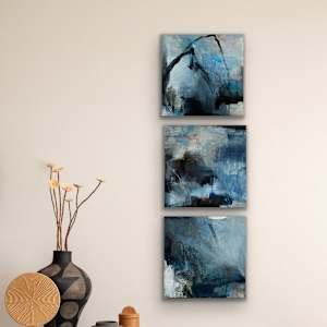 Blue Abstract I by Kelly Dillard, Image 4.