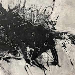 Nocturnal by Kelly Dillard  Image: Nocturnal - detail showing spirit animals