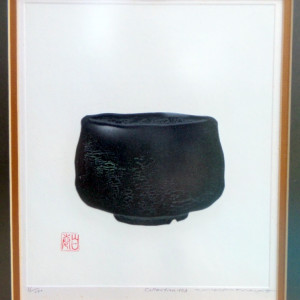 MAKI Haku Deep Embossed Japanese Wood Block Prints 3 Framed 1980's by Tristina Dietz Elmes 