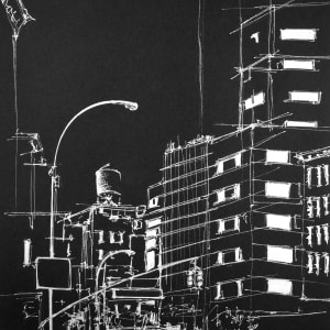 Water Towers & Street Lamps by Helen Dennis Studio