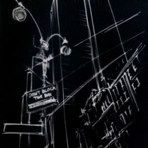 Don't Block The Box (small) by Helen Dennis Studio