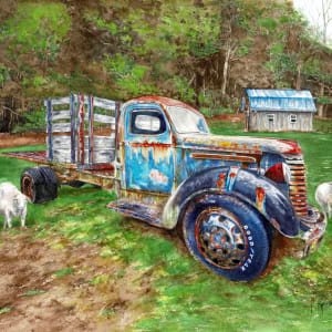 Truckin Sheep by Pat Konicki