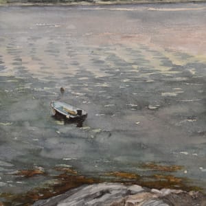 Lonely Skiff by Rick Osann Art