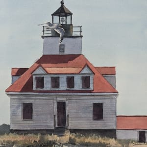 Egg Rock with Gull by Rick Osann Art