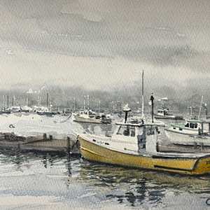 Fog Over the Marina by Rick Osann Art, Image 1.