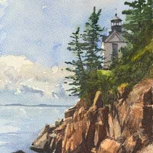 Bass Harbor Light by Rick Osann Art, Image 1.