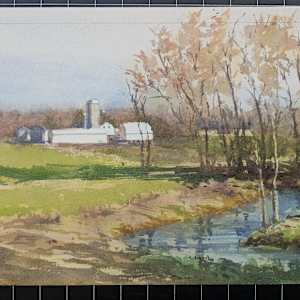 Midwest Barn Study by Rick Osann Art
