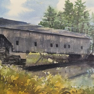 Quiet at the Hemlock Bridge by Rick Osann Art, Image 1.