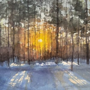 Winter Woods by Rick Osann Art
