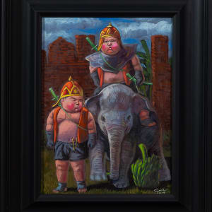 AC094 (Baby Elephant) by Chainarong Kongklin