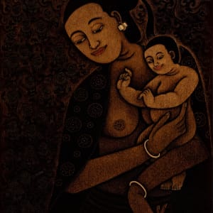 AT136 (แม่อุ้มลูก) by Seksan Manovang