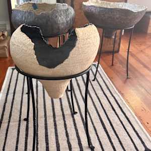 Small Dragon's Clutch by Jennifer K Brown  Image: Wrought iron stand is available.