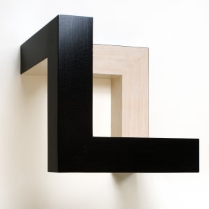 Wheatfields LXXII (#72) by Carlo Marcucci  Image: Wheatfields LXXII
Carlo Marcucci, 2008
Udon and squid ink spaghetti on wood, 26” x 26” x 26”