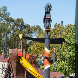 Volcano Park - Totem poles by Steve Tepper
