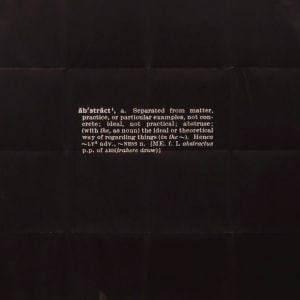 No Title by Joseph Kosuth