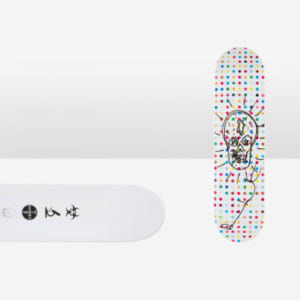 9 Spots - Unique Multiple - Skateboard Deck by Damien Hirst 