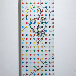 9 Spots - Unique Multiple - Skateboard Deck by Damien Hirst