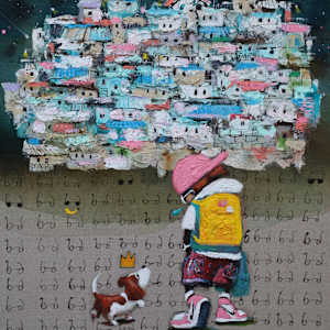 Well done today, as always – beneath the starry night sky by Eunhwnag Lee