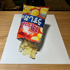 3D series - Potato Chips by Taiki Shinohara