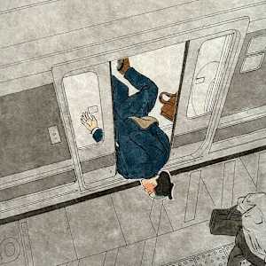 百眠百芺 Sleeping salaryman # 15 by Shisamu Iwase 