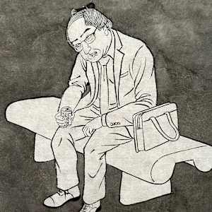 老兵御休心図 by Shisamu Iwase 