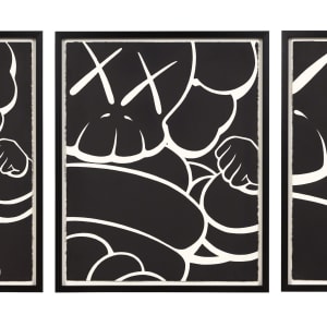 Running Chum (Three works) by KAWS