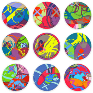 The News ( Nine works) by KAWS