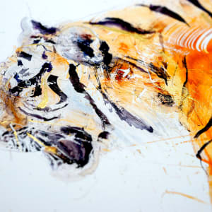 Tiger Walking by Dave White 