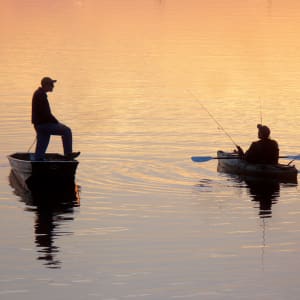 Overpeck Park Fishermen by Irmari Nacht