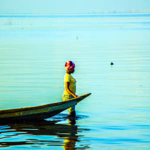 Sailing Lady by Ismail Odetola