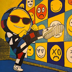 Kicking it in Mondrian Smiles by Matt Smiley