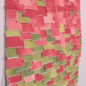Untitled Pink and Green by Karla Nixon  Image: Untitled Pink and Green detail 2
