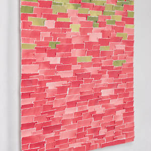 Untitled Pink and Green by Karla Nixon  Image: detail 