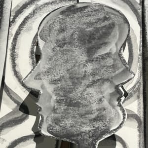 Shadowing by Lois Keller  Image: Detail from the handmade book "The Shadows of Self"