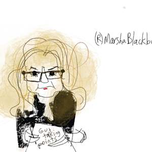 Digital Drawings of the Impeachment Trial of Donald Trump by Lois Keller 