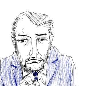 Digital Drawings of the Impeachment Trial of Donald Trump by Lois Keller 