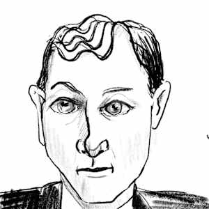 Digital Drawings of the Impeachment Trial of Donald Trump by Lois Keller 