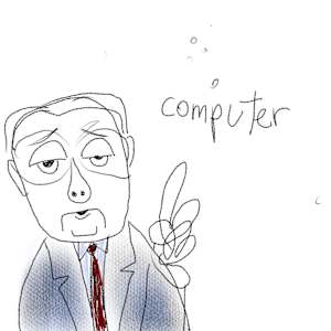 Digital Drawings of the Impeachment Trial of Donald Trump by Lois Keller 