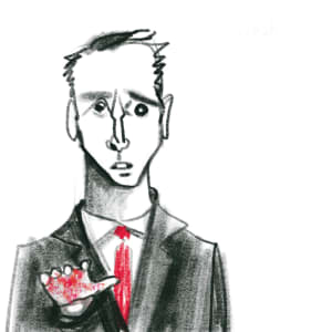 Digital Drawings of the Impeachment Trial of Donald Trump by Lois Keller 