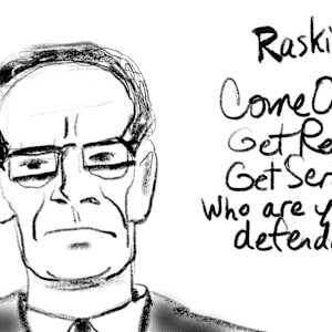 Digital Drawings of the Impeachment Trial of Donald Trump by Lois Keller 