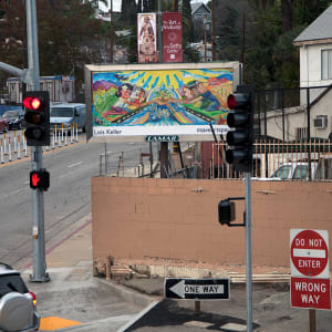 Environmental Figures in the Los Angeles Landscape by Lois Keller  Image: Los Angeles Billboard