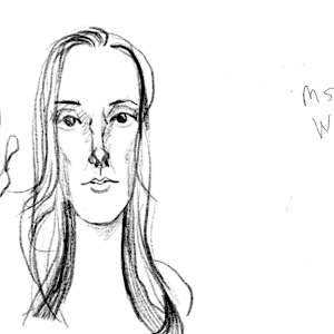 Digital Drawings of the Impeachment Trial of Donald Trump by Lois Keller 