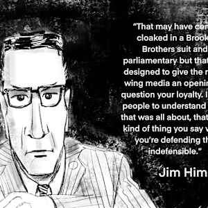 Digital Drawings of the Impeachment Trial of Donald Trump by Lois Keller 