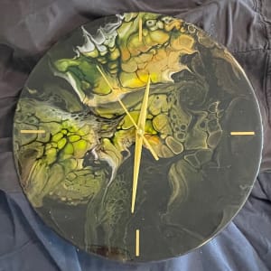 Vinyl Clock by Maureen Laxpati