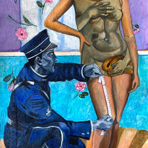 Bathing suit censor by Fleur Spolidor