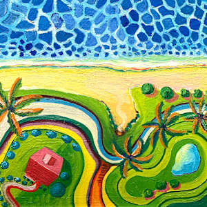 Vaiava Beach Tahiti by Fleur Spolidor