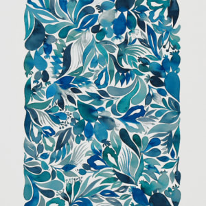 Teal Plants by Natalie Fine Shapiro