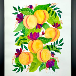 Peach Garden by Natalie Fine Shapiro