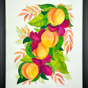 Peach Vine by Natalie Fine Shapiro