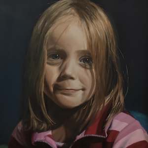 Portrait of Eszti by Attila Vidács